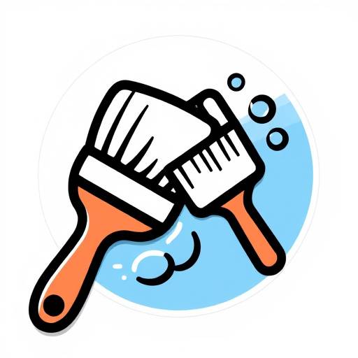 Icono de Pincel y Coche para Mantenimiento Preventivo